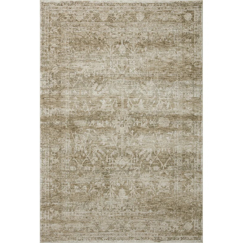 Amber Lewis x Loloi Honora Khaki / Beige Area Rug | Wayfair North America