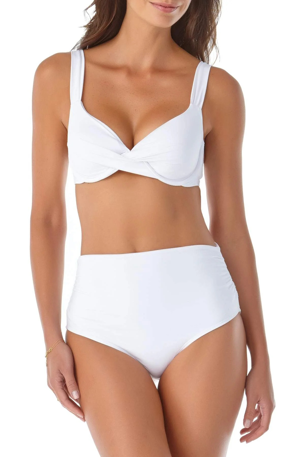 Anne Cole - Underwire Twist Front Bikini Swim Top | Anne Cole