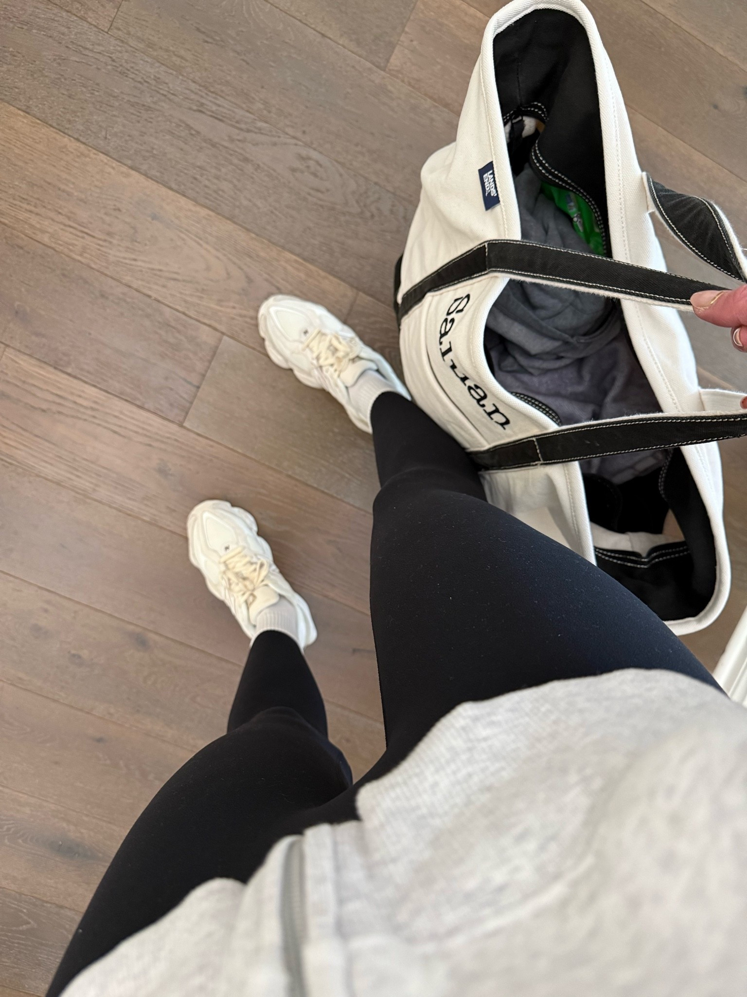 WIW today for school drop off& swim lessons 💦 My fave sneakers (size down a half size), love these YPB leggings and have them in multiple colors. 

Abercrombie and Fitch, Aerie, New Balance , Amazon, comfy everyday outfit, loungewear, school dropoff outfit, mom style, mom outfit, black leggings outfit, dad sneakers

#LTKxAbercrombie #LTKmomlife #LTKootd