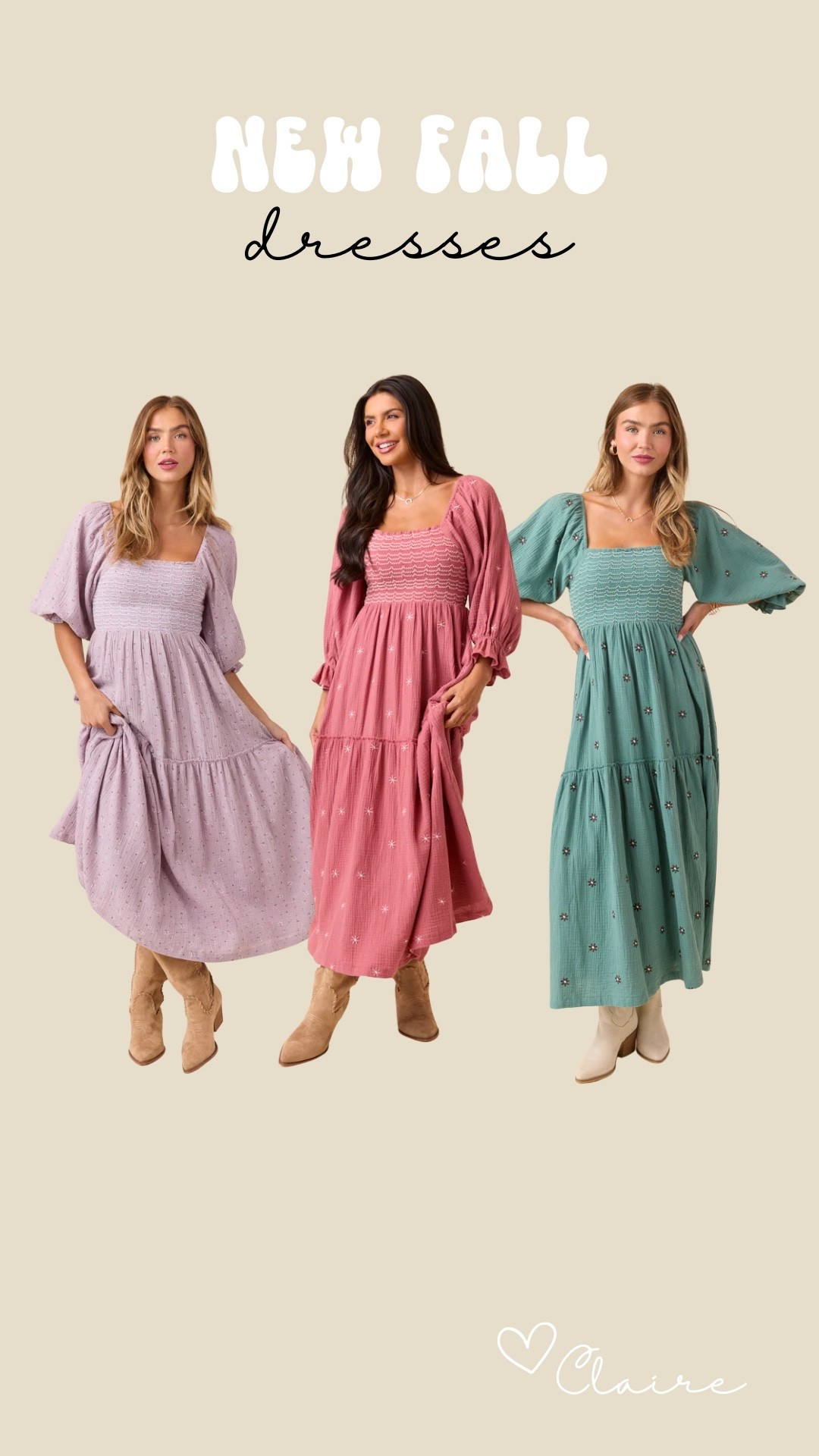 These dresses just dropped and I ordered in every color!!!! They are beautiful and I’m excited to have them as temps drop and I am postpartum 🍁 ordered a small!

#LTKBump #LTKSeasonal #LTKFindsUnder100