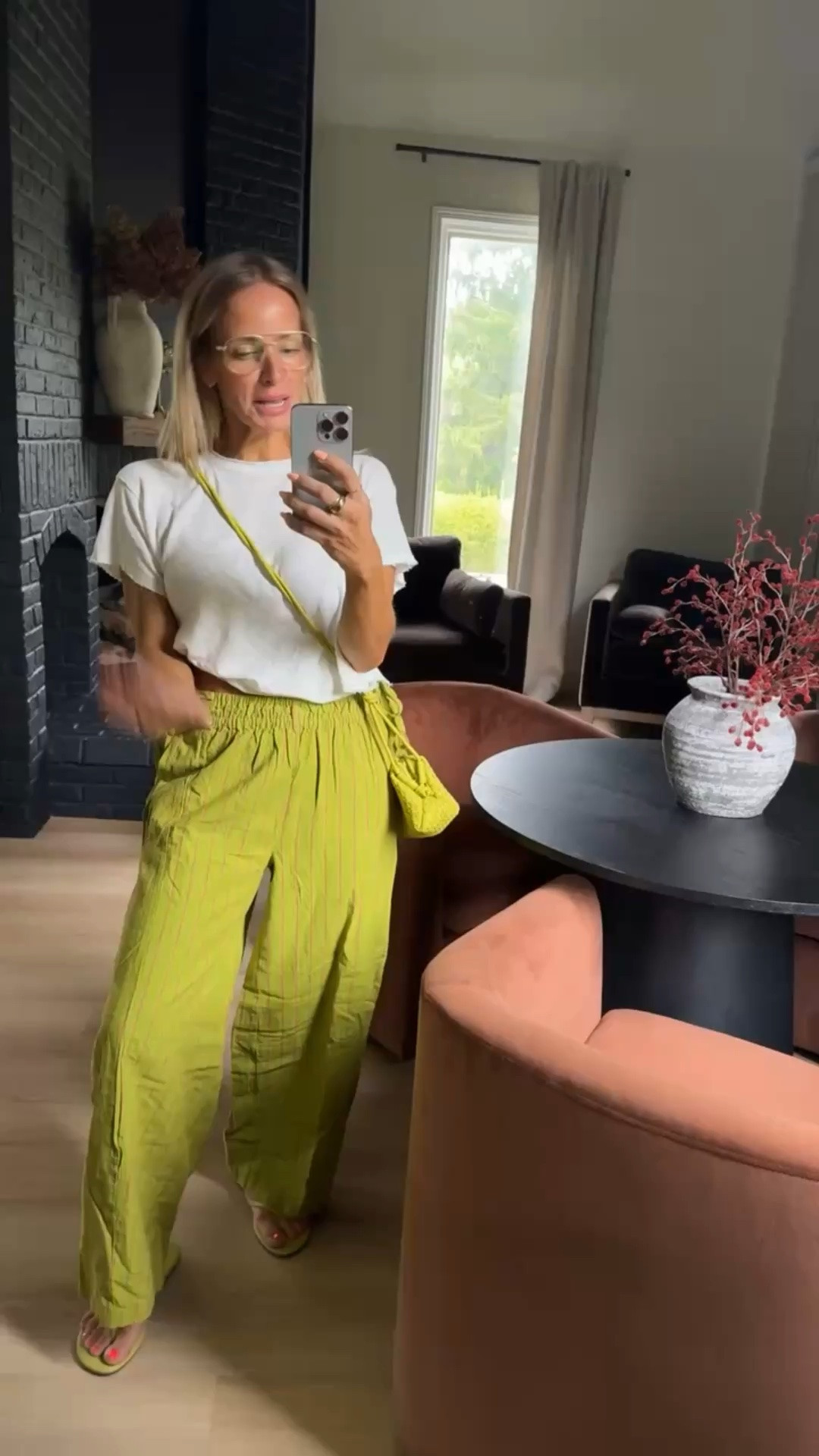 Tee: small
Pants: x-small 

#freepeoplepartner @freepeople