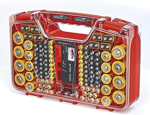 Ontel Battery Daddy 180 Battery Organizer and Storage Case with Tester, 1 Count, As Seen on TV | Amazon (US)