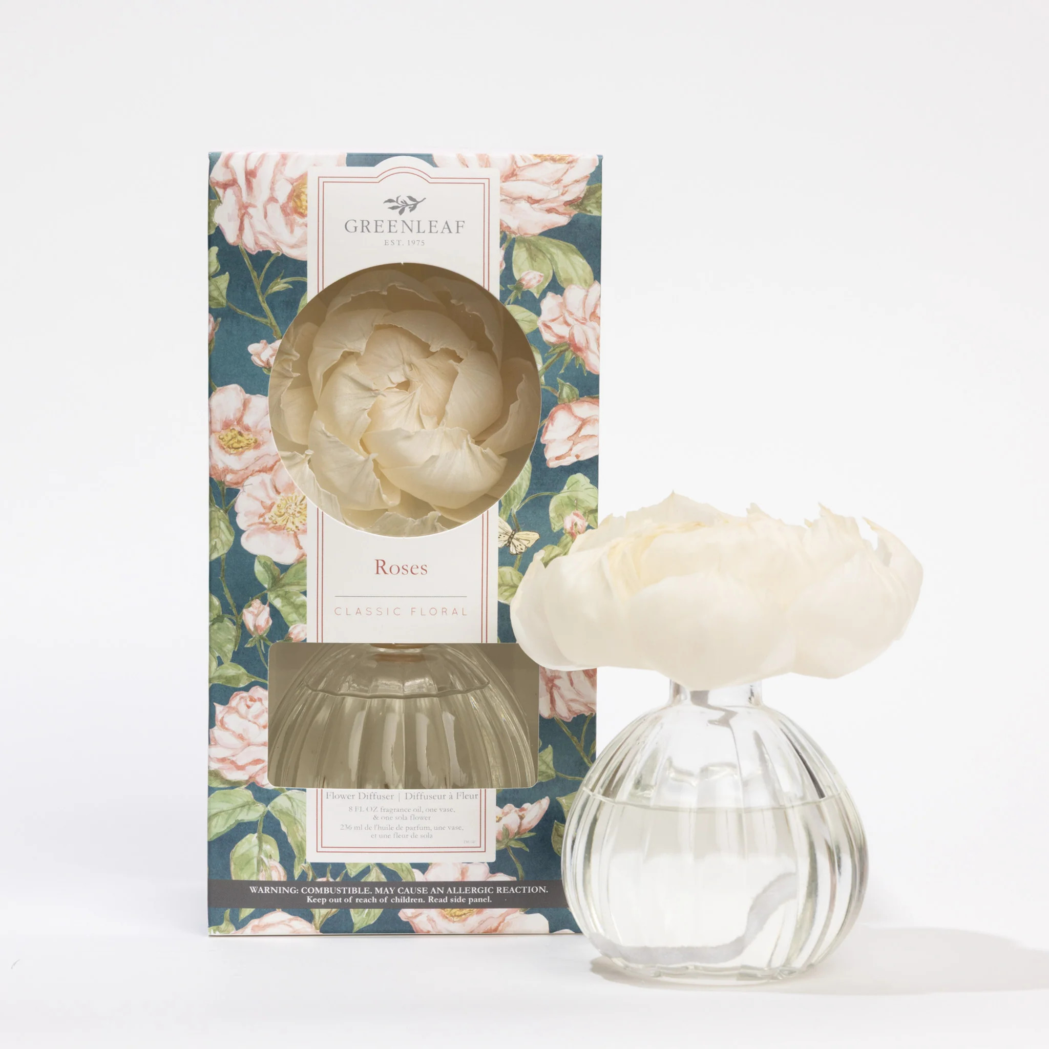 Roses Flower Diffuser | Greenleaf Gifts