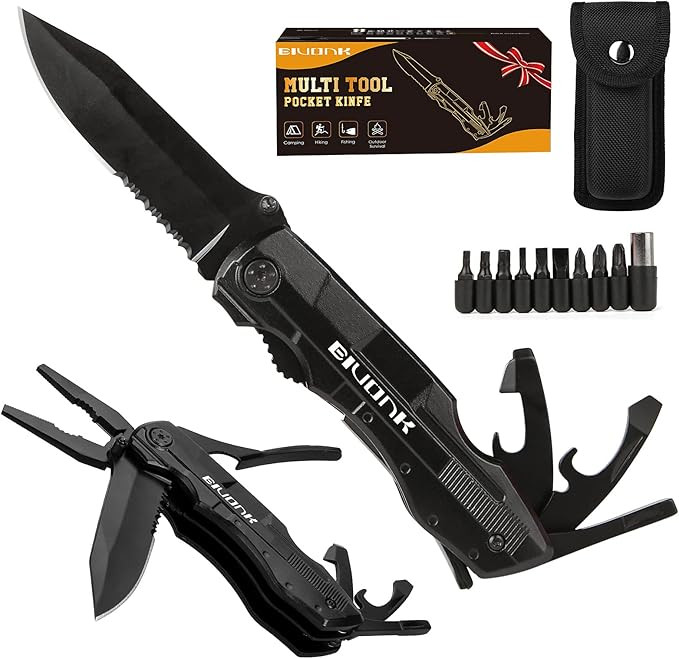 Multitool Pocket Knife, Stocking Stuffers Christmas Gifts for Men Dad Husband, Folding Tactical K... | Amazon (US)