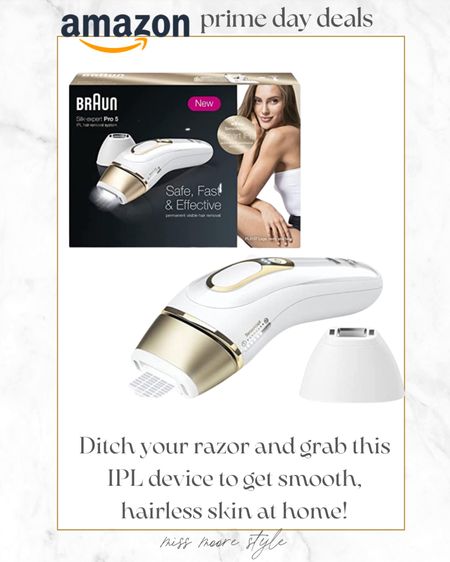 IPL treatments at home, yes please!!! Thi ipl device is safe to use all over your body and you can achieve hair free, smooth skin in weeks! 

IPL device, prime day beauty deals, Amazon prime day, beauty device 

#LTKsalealert #LTKbeauty #LTKxPrimeDay
