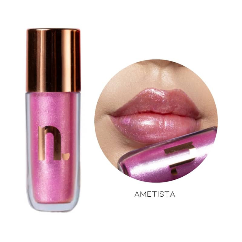 Nina Makeup Gloss Labial Instant Glow Ametista 4ml | Beleza Na Web (BR)