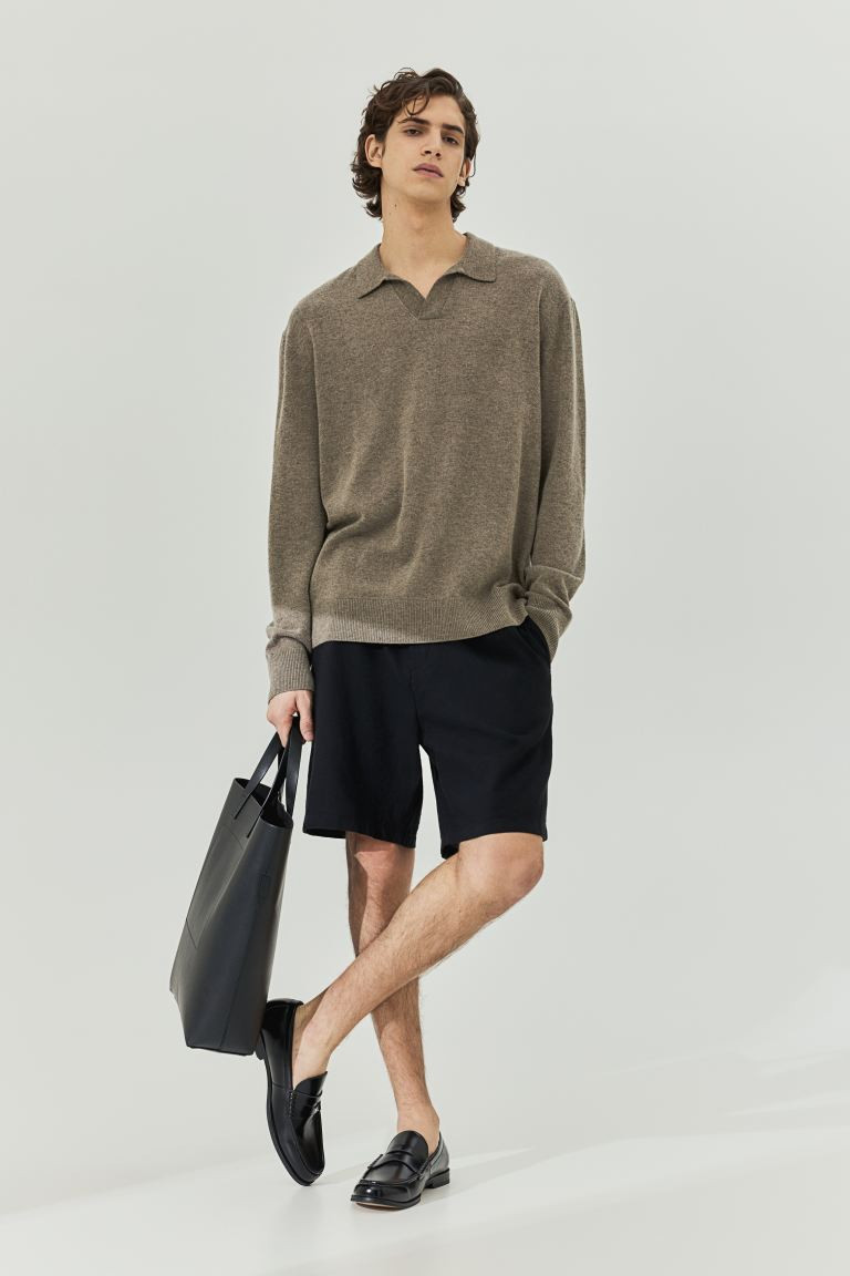 Regular Fit Shorts - Regular waist - Short - Black - Men | H&M US | H&M (US + CA)