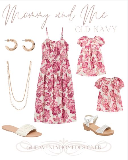 I love this pink floral print, especially since it comes in both women and girl sizing. Pair with simple sandals and gold jewelry for an effortless spring to summer look.

Spring, Easter, spring fashion, Easter dress, mommy and me, old navy, budget shopping, summer, sundress, toddler, girl, girl clothing, mini me, simple gold jewelry, dainty jewelry

#LTKfamily #LTKkids #LTKSeasonal