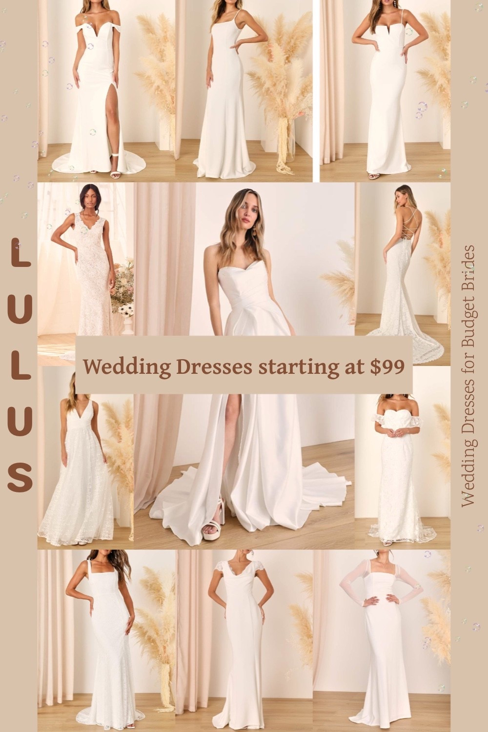 Lulus wedding dresses starting at $99!

Reception dresses, bride wedding dresses, courthouse elopement dresses, long white dresses, minimalist wedding dresses, or micro wedding dresses.

#LTKWedding #LTKSeasonal