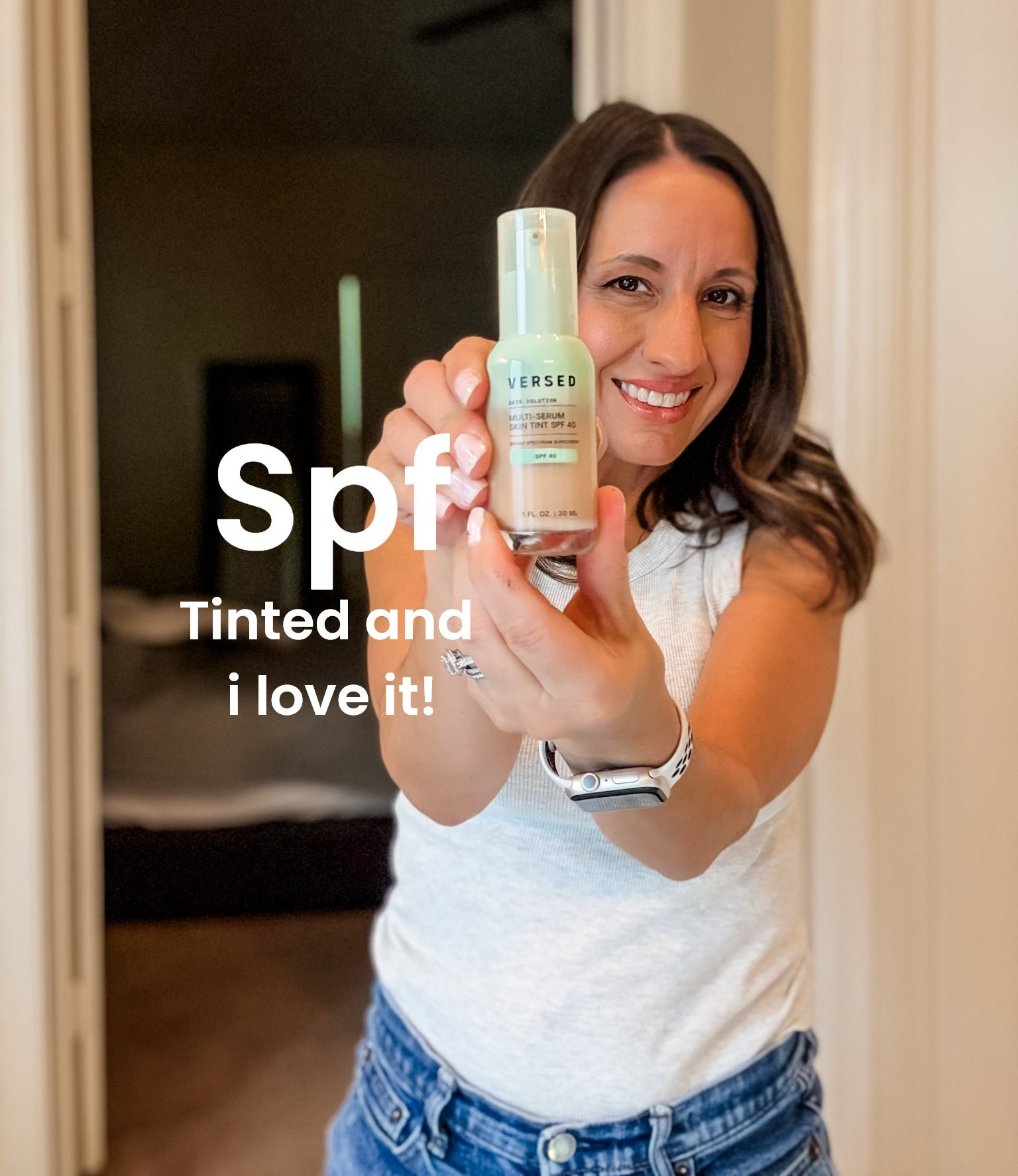 Versed Tinted SPF. Love this stuff. I used it last year in place of foundation most of last summer. 
I really like it. 
- I use shade 5N. 
SPF 
Tinted SPF

#LTKMidsize #LTKBeauty #LTKselfcare