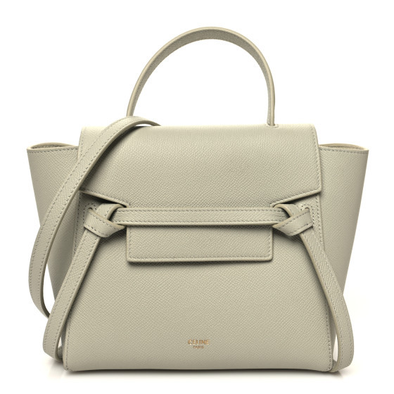 Celine Grained Calfskin Nano Belt Bag Jade | FASHIONPHILE (US)