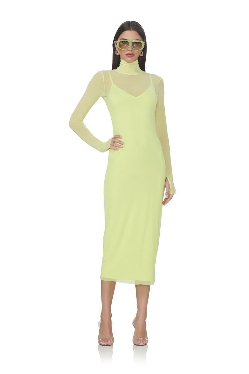 Shailene Dress - Sunny Lime | ShopAFRM