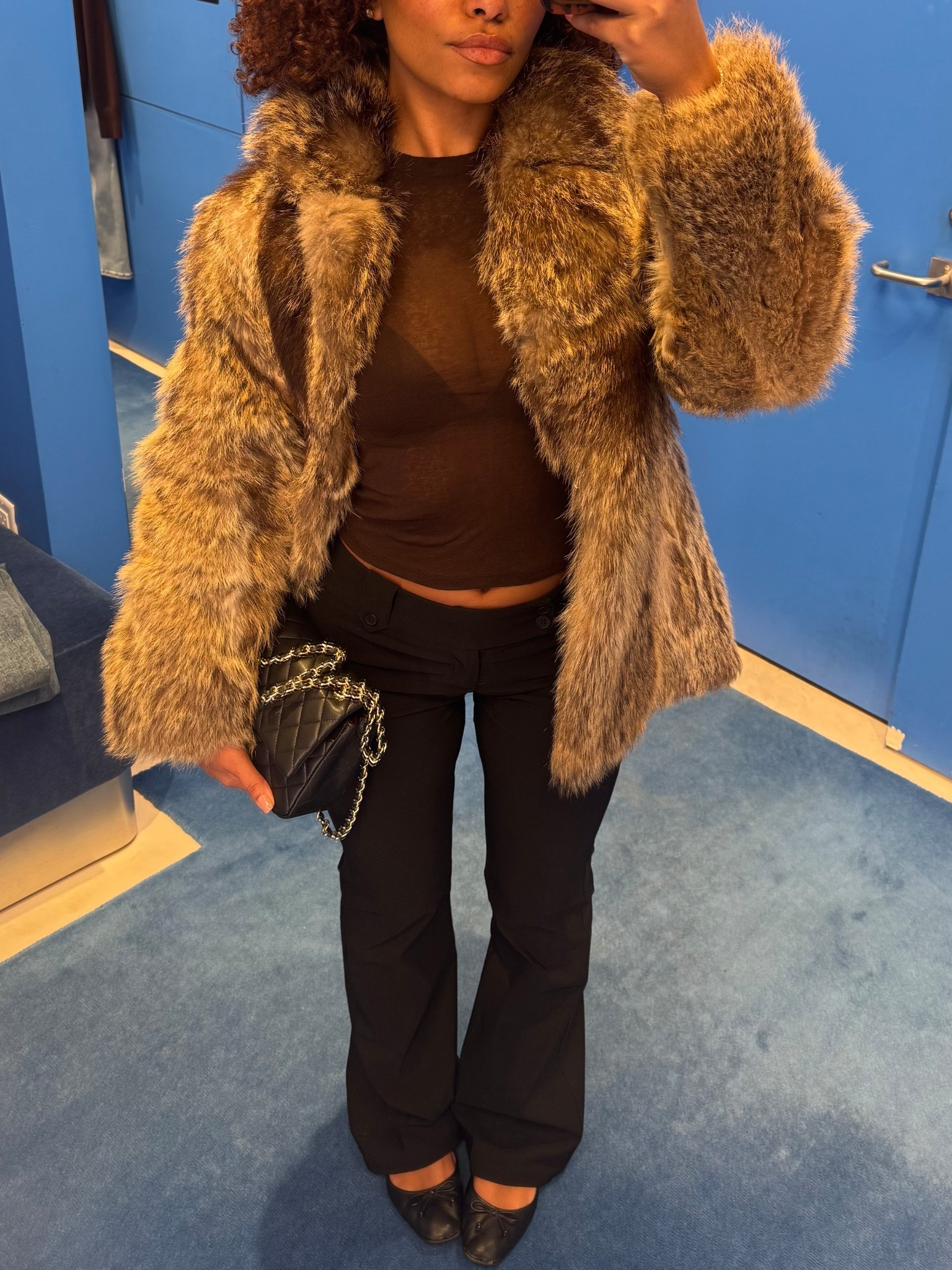 Size 4 in pants and XS top 🤎

#LTKPetite #LTKootd