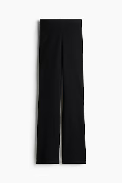 H & M - Flared leggings - Black | H&M (UK, MY, IN, SG, PH, TW, HK)