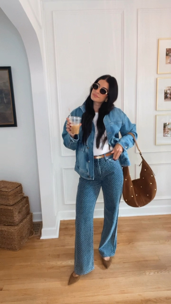 Your boring denim just called… it’s jealous 👖✨ These patterned jeans aren’t just pants, they’re a whole main character moment. I’m obsessed! 

#LTKSeasonal #LTKFallSale #LTKOver40