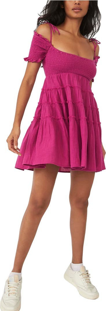 Happy with You Cold Shoulder Minidress | Nordstrom