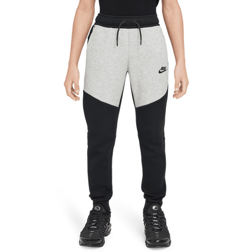 Boys Nike Nike Tech Fleece Pants - Boys' Grade School Black/Dk Grey Heather/Black Size S | Kids Foot Locker (US)