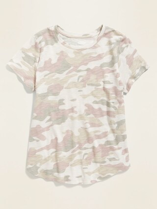 Women / TopsEveryWear Printed Slub-Knit Tee for Women | Old Navy (US)