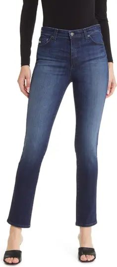Mari High Waist Ankle Slim Straight Leg Jeans | Nordstrom