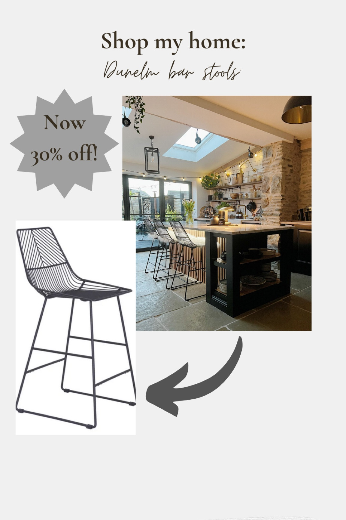 Shop my home: Dunelm bar stools 🤍 #Barstools #ShopmyHome #Dunelm 

#LTKsalealert #LTKhome #LTKfindsunder100