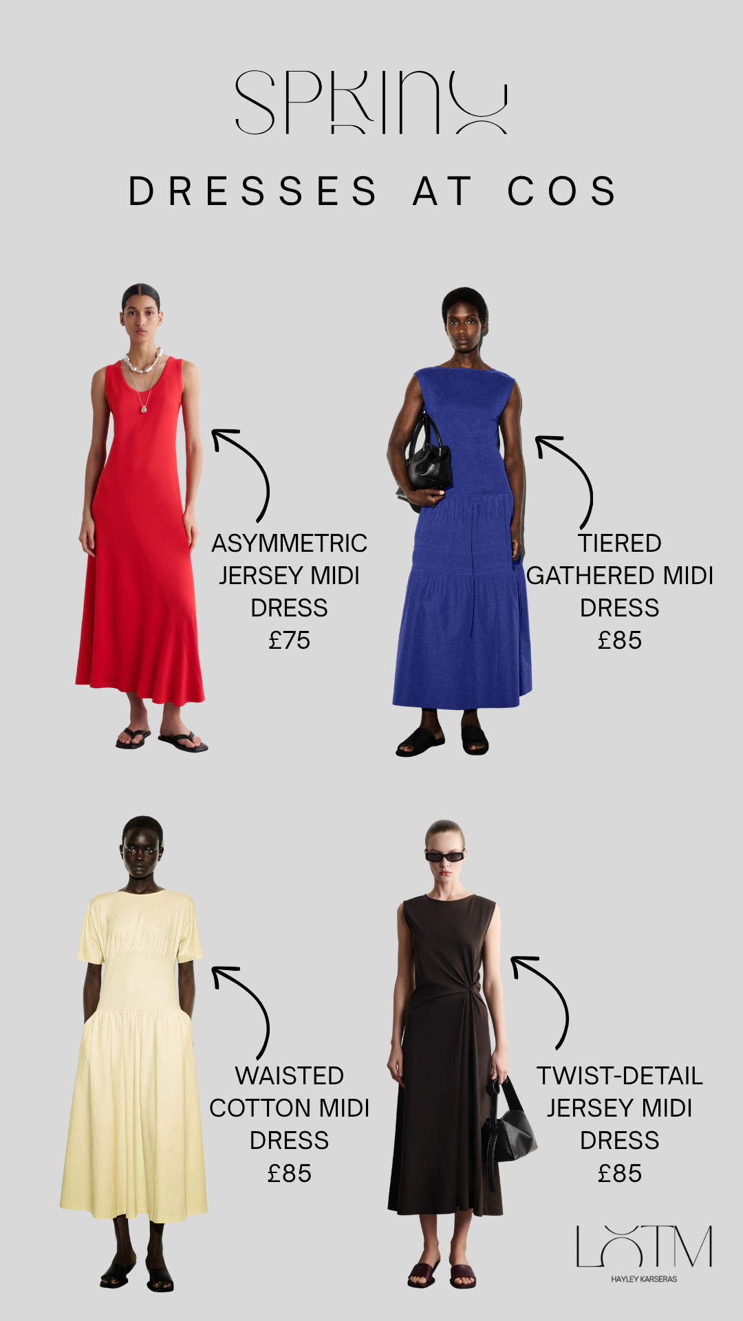 Love these COS dresses for summer occasions like the races, holidays, and Weddings! 

 #LTKsummer #LTKdresses #LTKstyletip