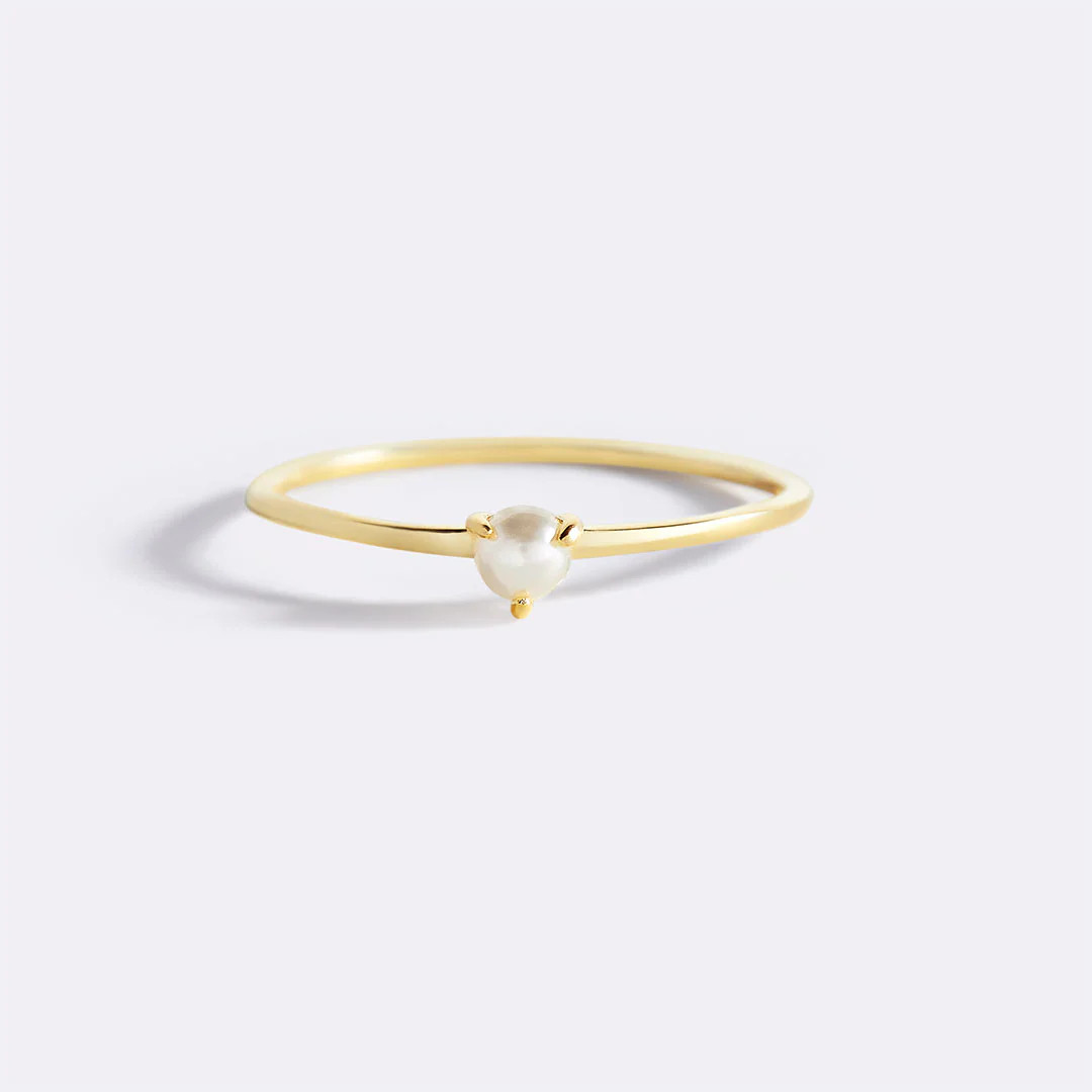 Pearl Stacking Ring | Mint & Lily