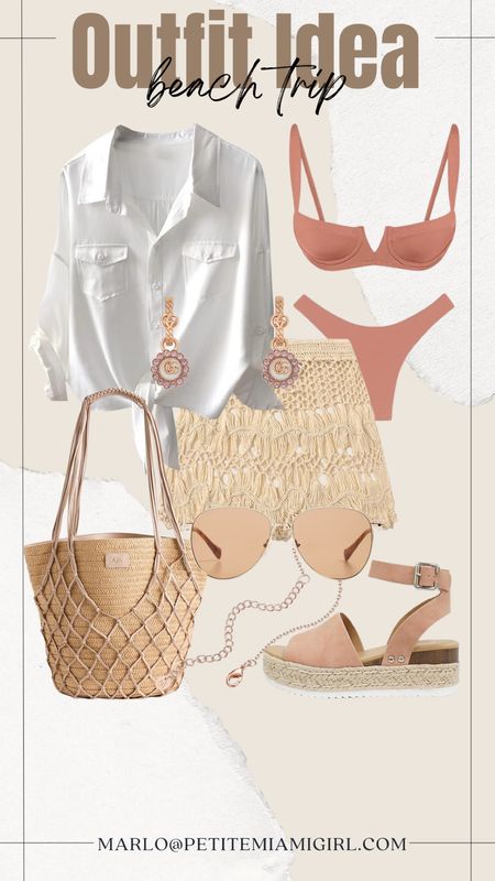 Beach trip outfit idea.

#LTKSwim #LTKStyleTip #LTKTravel