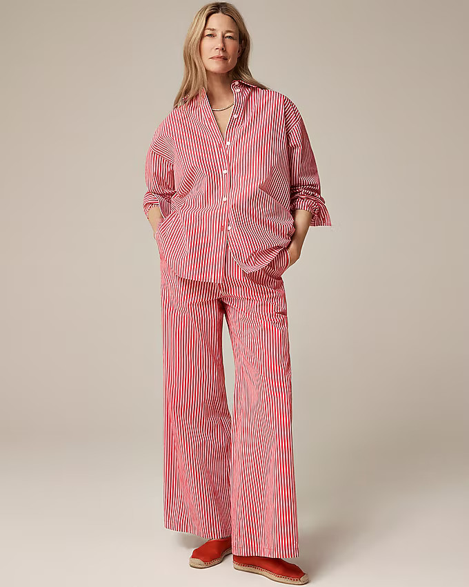 Cosmo pant in oxford stripe | J. Crew US