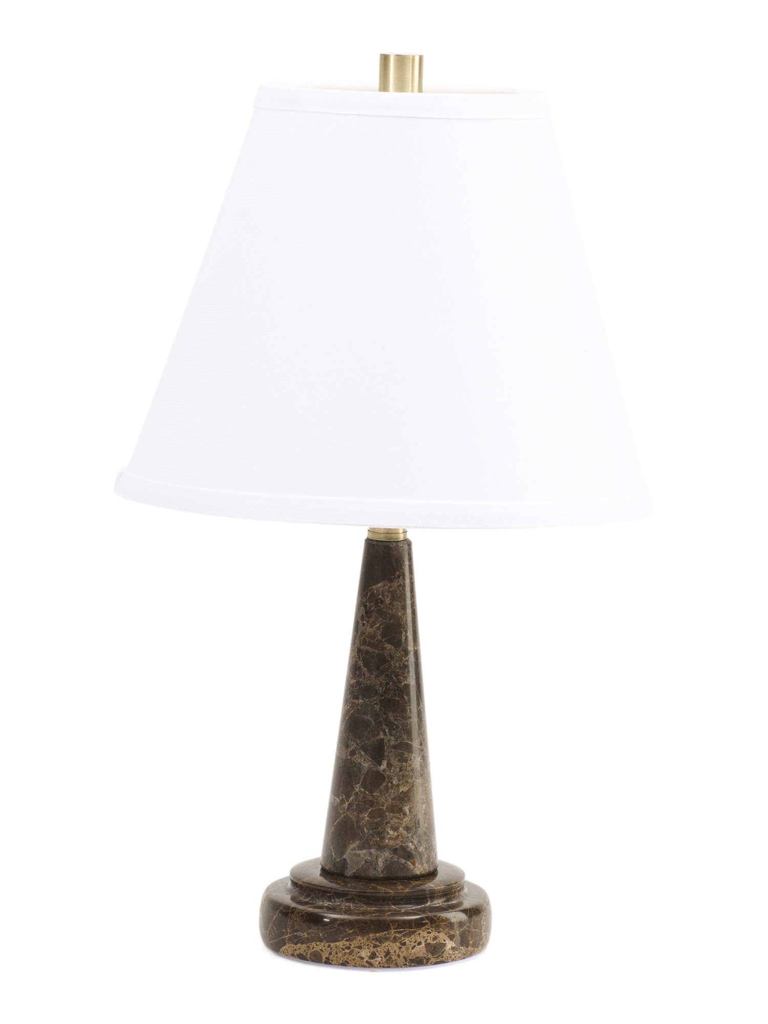 19in Solid Marble Table Lamp With Tapered Shade | Home | Marshalls | Marshalls