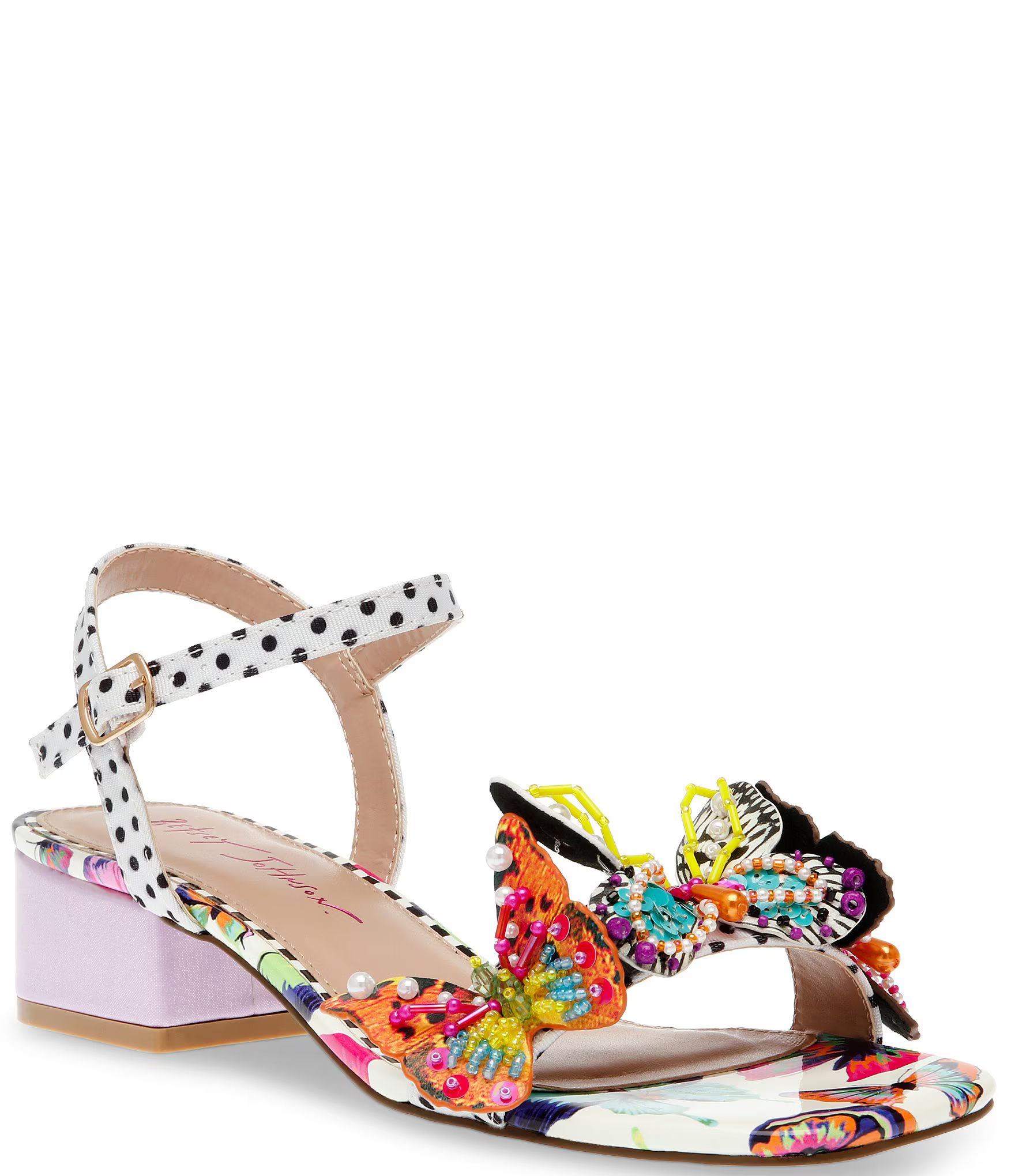 Lotty Beaded Butterfly Dress Sandals | Dillard's
