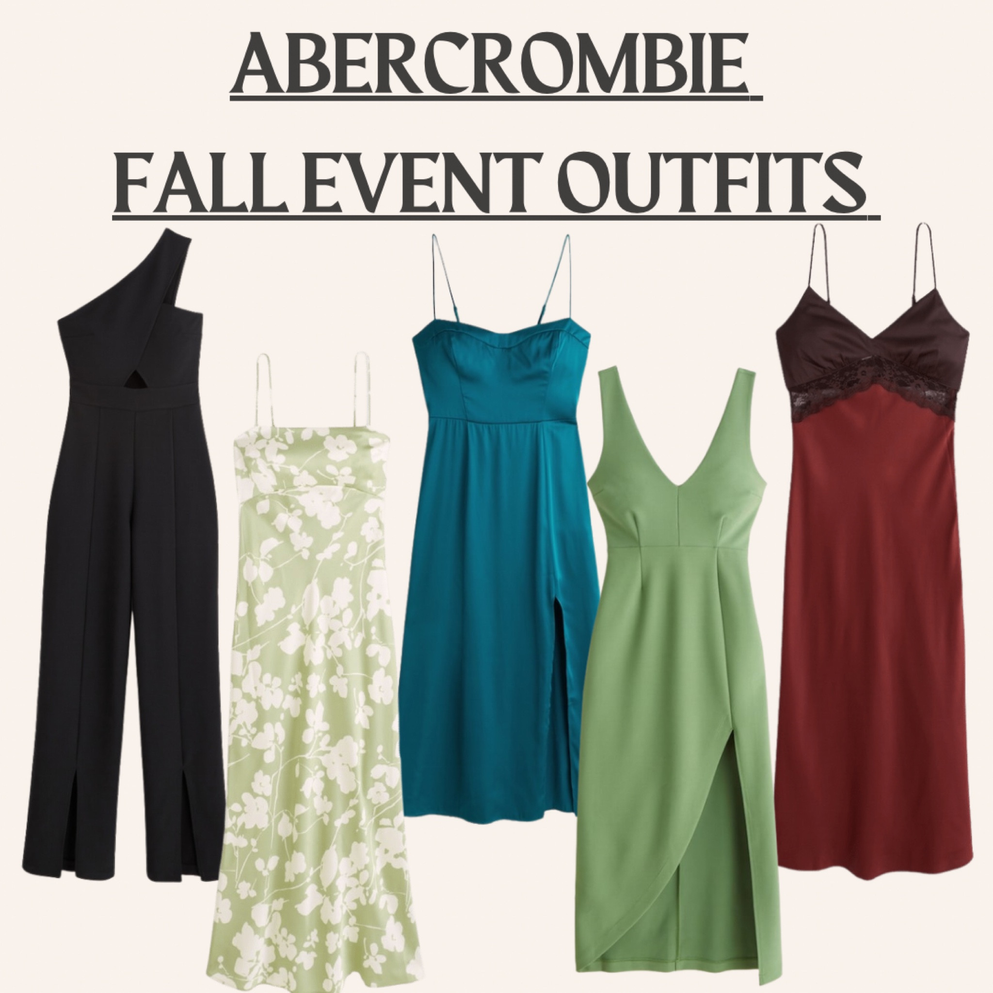 Abercrombie has so many amazing event and wedding guest dresses (and jumpsuits!) for the fall season! 

#LTKstyletip #LTKSale #LTKwedding