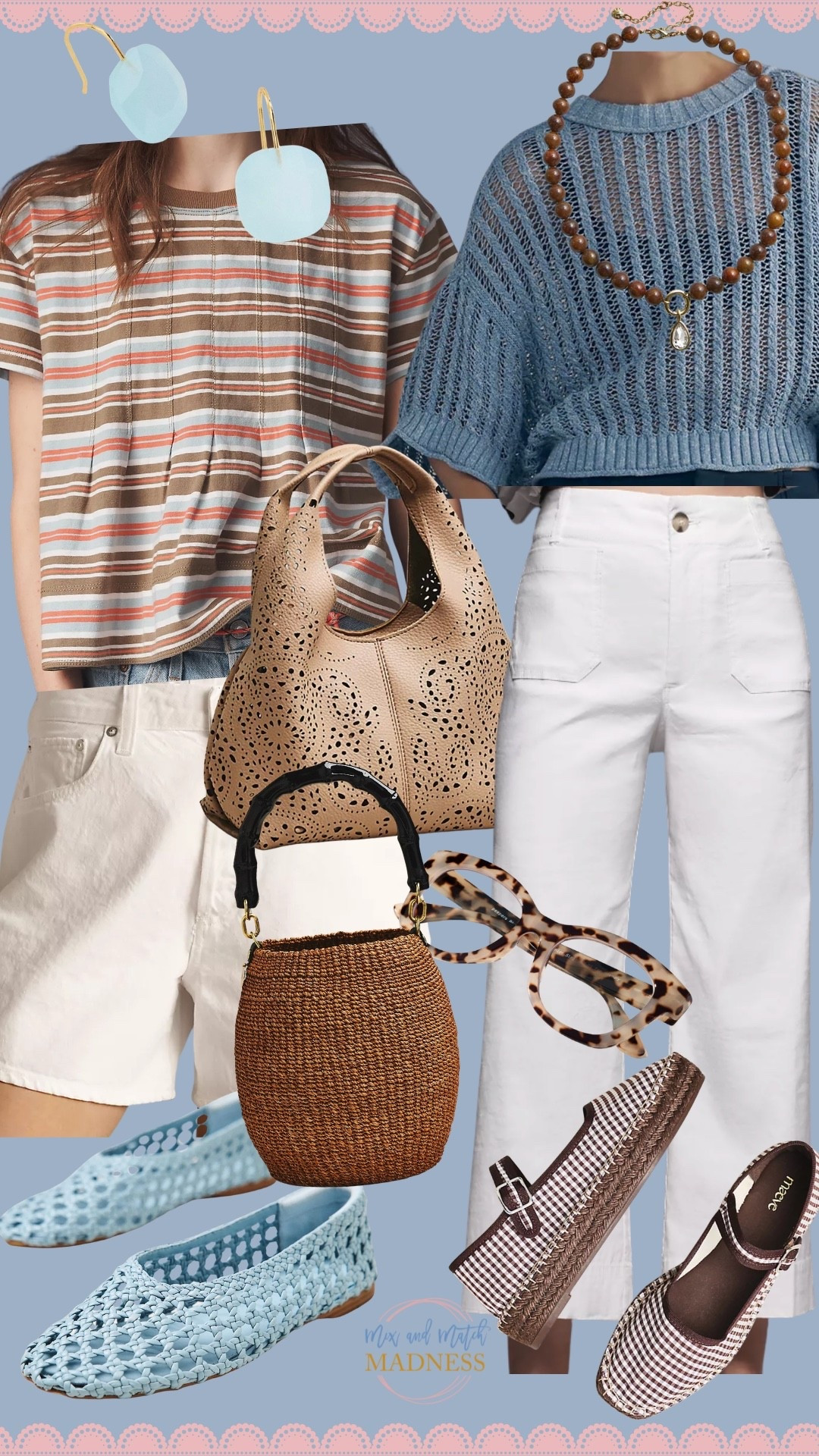 New chocolate brown & blues from Anthro! Love these colors paired with white denim!

#LTKOver40 #LTKdayinmylife #LTKmomlife