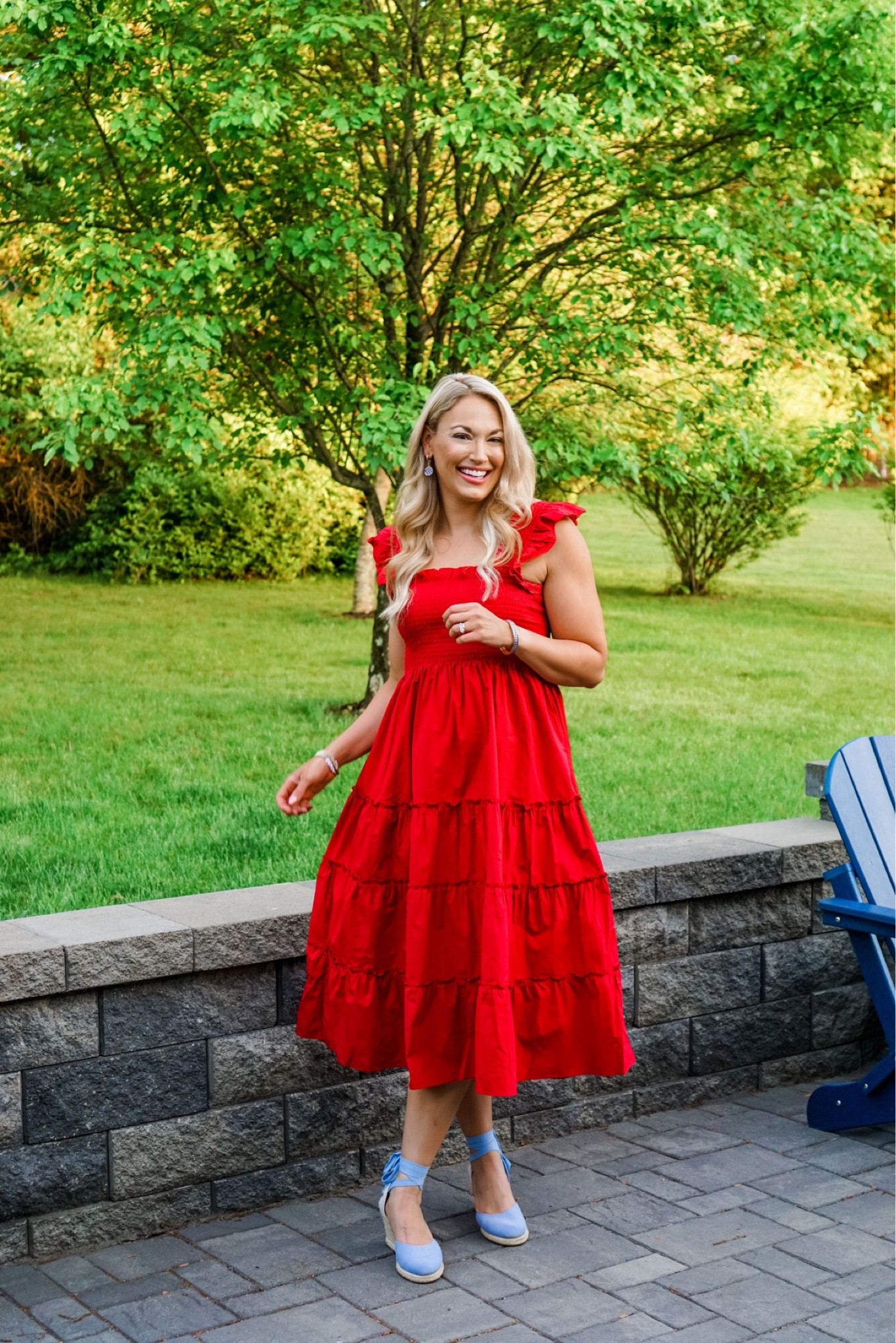 red nap dress styleherstrong on LTK