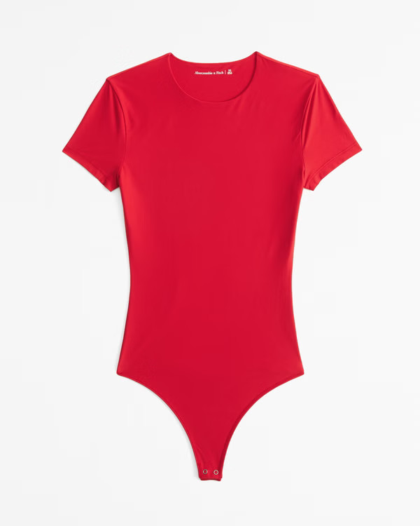 Soft Matte Seamless Tee Bodysuit | Abercrombie & Fitch (US)