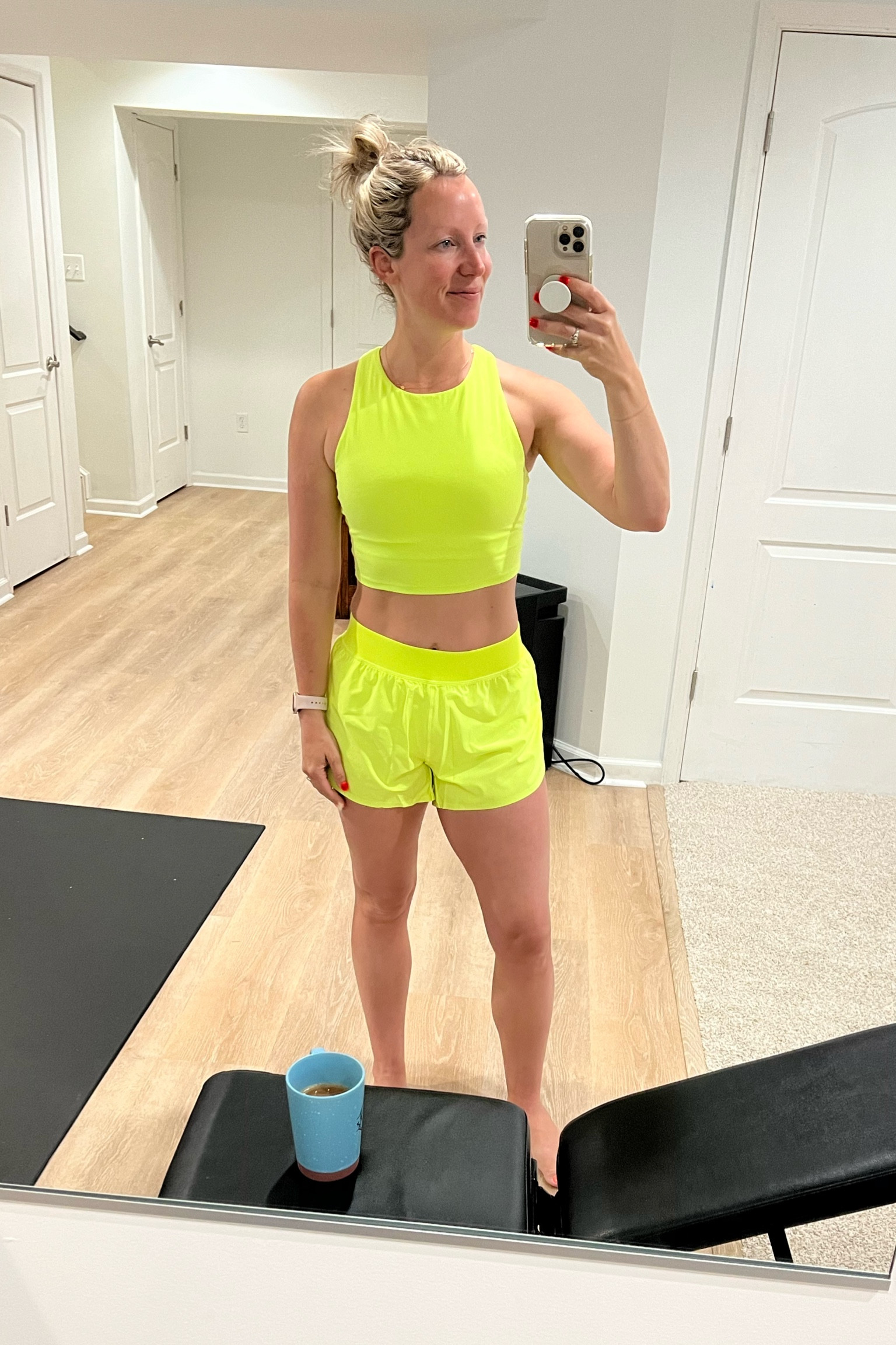 The cutest Amazon workout gear! These shorts are a perfect dupe for Lululemon - I am wearing a small in the shorts and a medium in the top. (133 lbs & 5’4” for reference)

#LTKFindsUnder50 #LTKActive