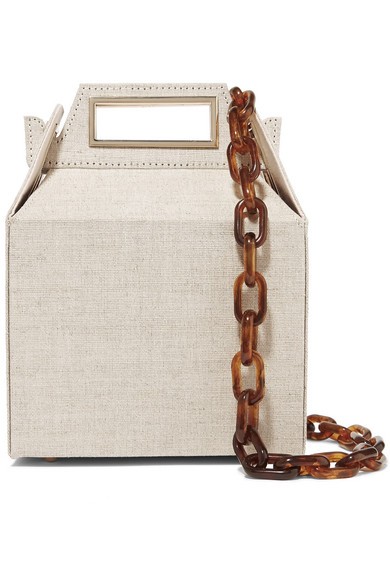 Takeout Schultertasche aus Leinen | NET-A-PORTER (UK & EU)
