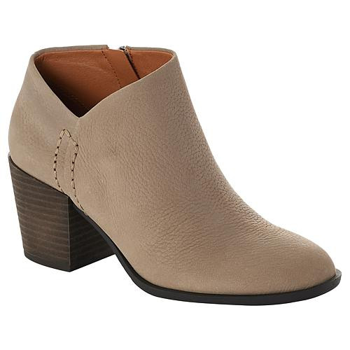 Lucky Brand Bellita Leather Ankle Boot - Tan - Size 8 | HSN