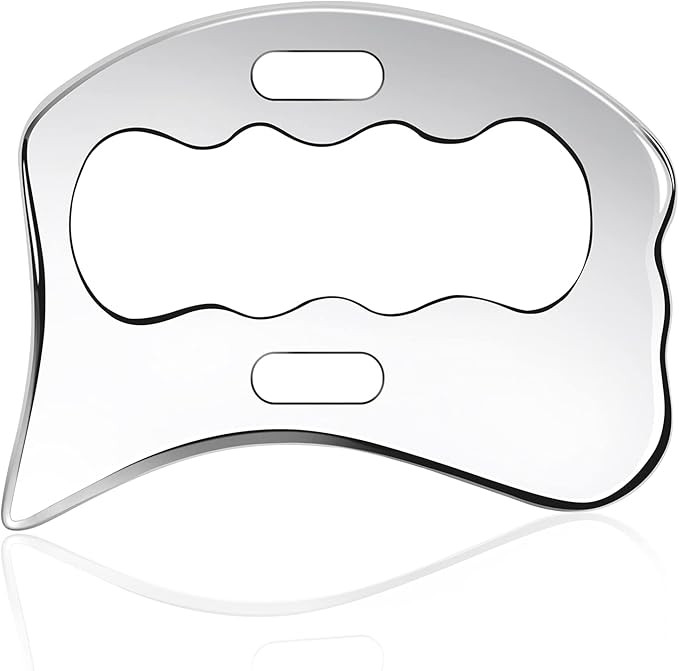 Guasha Massage Tool, Grade Stainless Steel Scraping Tool for Soft Tissue Upgrade Physical Therapy... | Amazon (US)