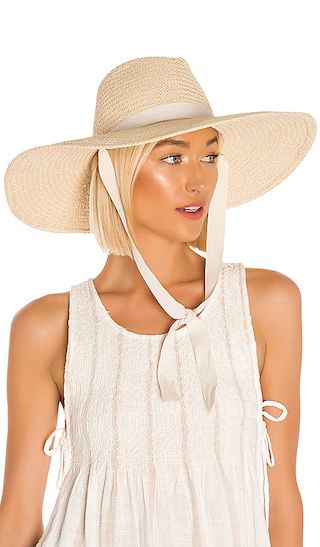 Belle Chinstrap Hat in Ivory | Revolve Clothing (Global)