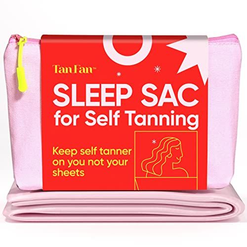 Tan Fan Self Tanner Sleep Sac - Keep Tan On Without Stained Bed Sheets - Self Tan Sleep Sack for ... | Amazon (US)