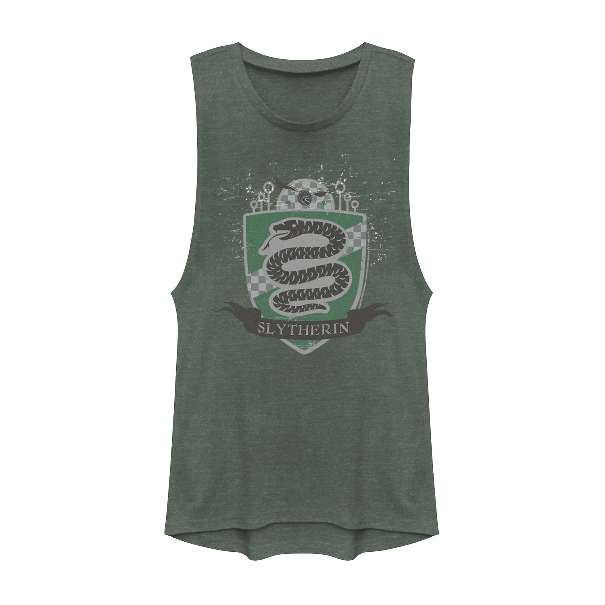 Juniors' Harry Potter Slytherin Quidditch Shield Muscle Tank | Kohl's