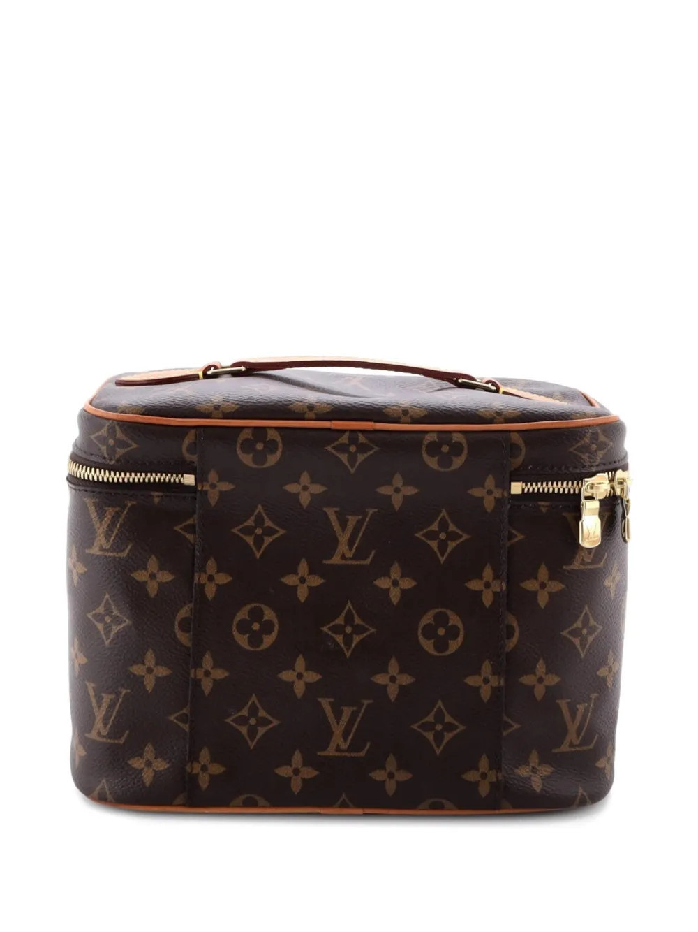 Louis Vuitton Pre-Owned Nice Vanity Case Monogram Canvas BB pouch - Brown | Farfetch Global