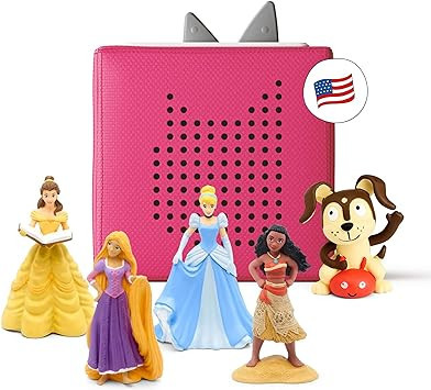 Toniebox Audio Player Starter Set with Cinderella, Belle, Moana, Tangled, and Playtime Puppy - Li... | Amazon (US)