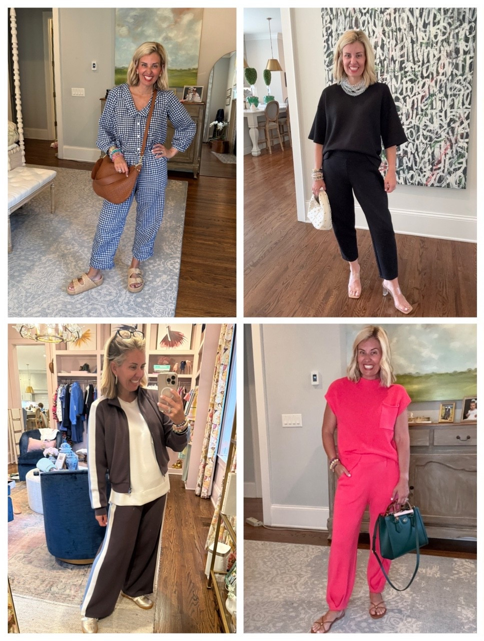 Sets I love and wear on repeat!
Amazon set - xs 
Piyama set - xs
Track Jacket & Crewneck - xs
Track Pants - small petite
Spanx Relaxed Tee - xs
Barrel Pants - small petite

#LTKOver40 #LTKmomlife #LTKgrwm