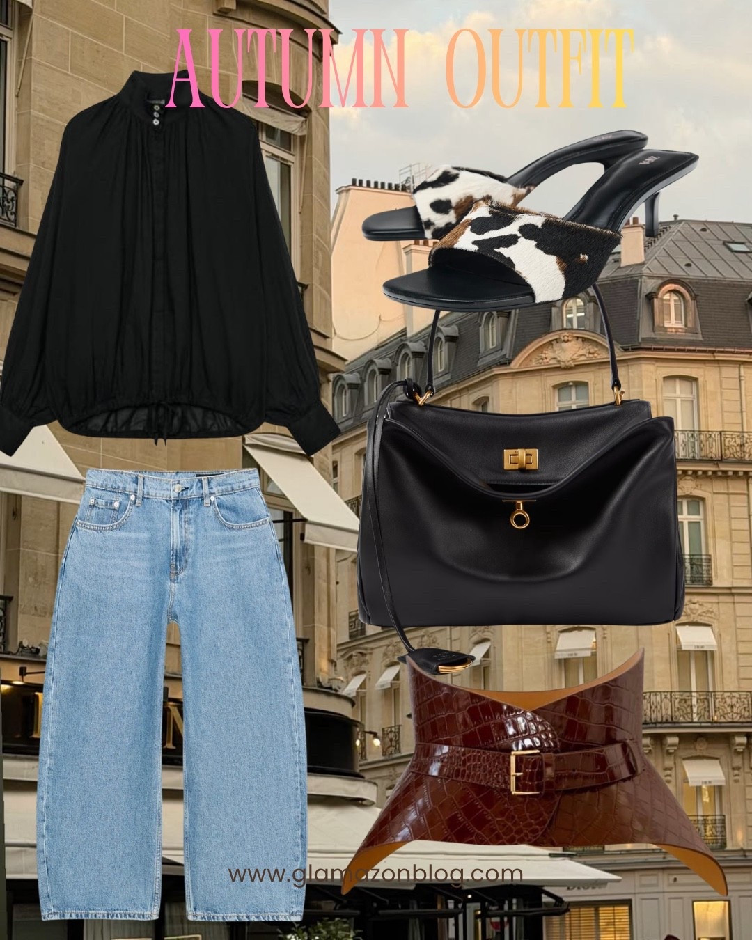 Zara jeans, black blouse, croc belt, Zara outfit, balenciaga rodeo bag, Zara heels

#LTKeurope #LTKdatenight #LTKuk