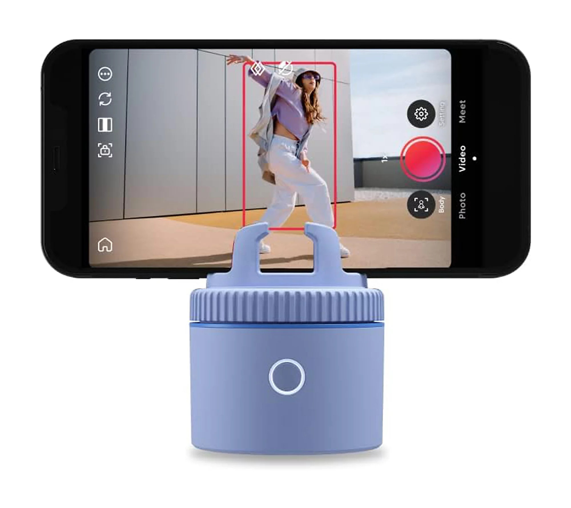 Pivo Pod Lite Auto Face 360 Rotation Tracking P hone Holder | QVC