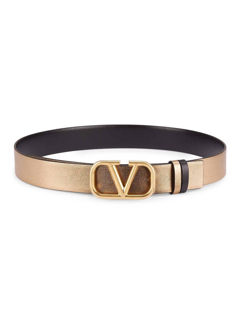 Valentino Garavani VLogo Reversible Leather Belt | Saks Fifth Avenue