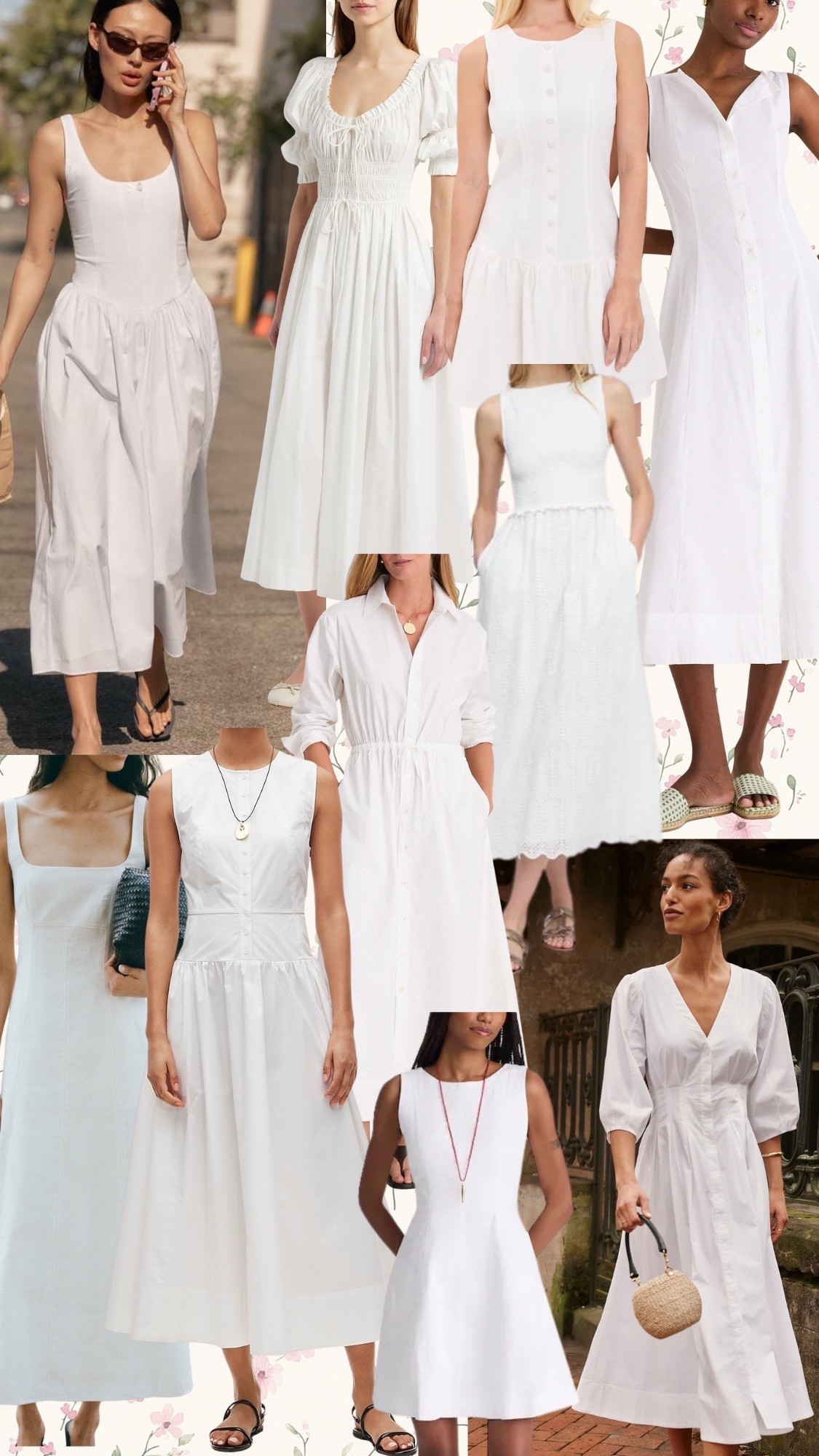 White dresses for spring and summer

#LTKOver40 #LTKootd #LTKSaleAlert