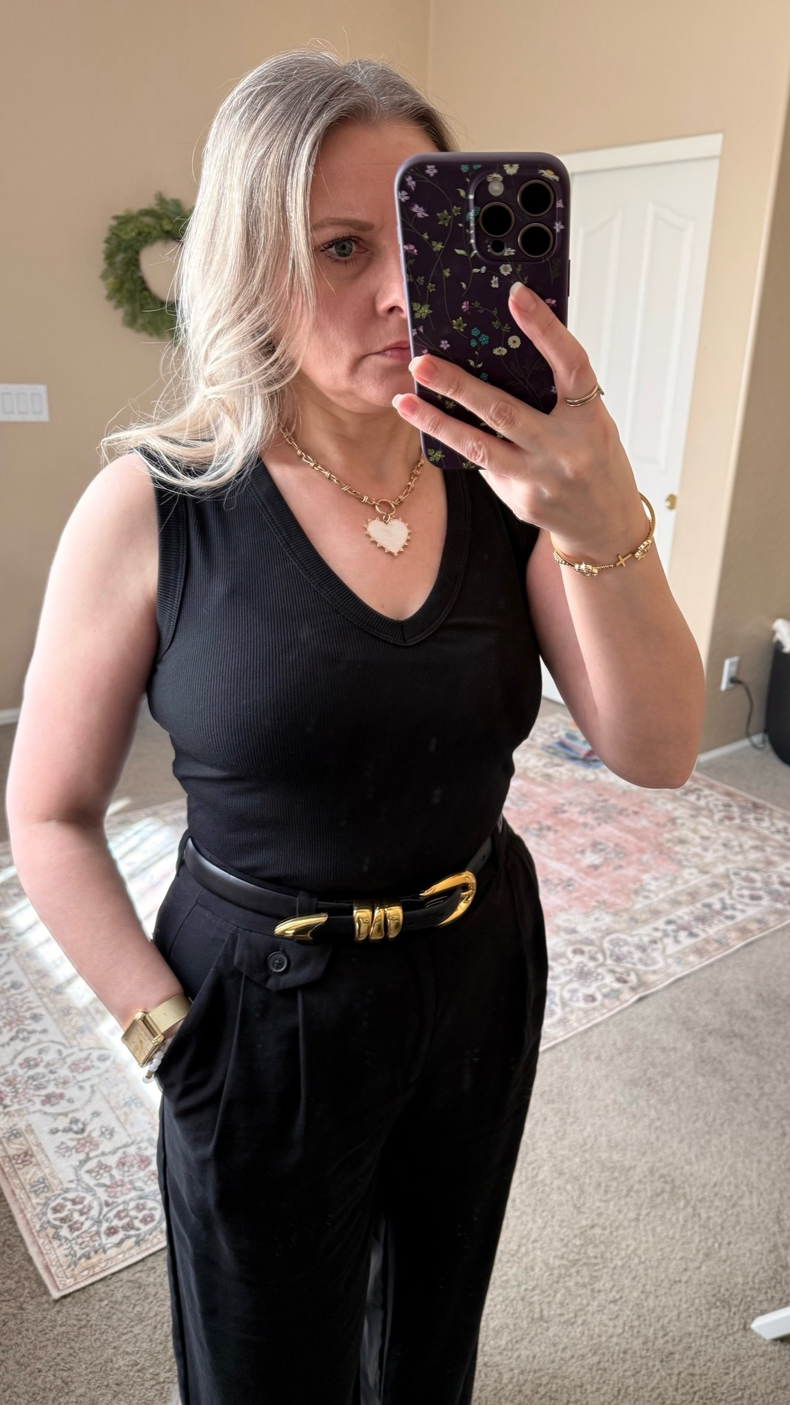 This cute, basic black tank top from Target is perfect for layering.

#LTKSeasonal #LTKOver40 #LTKPetite