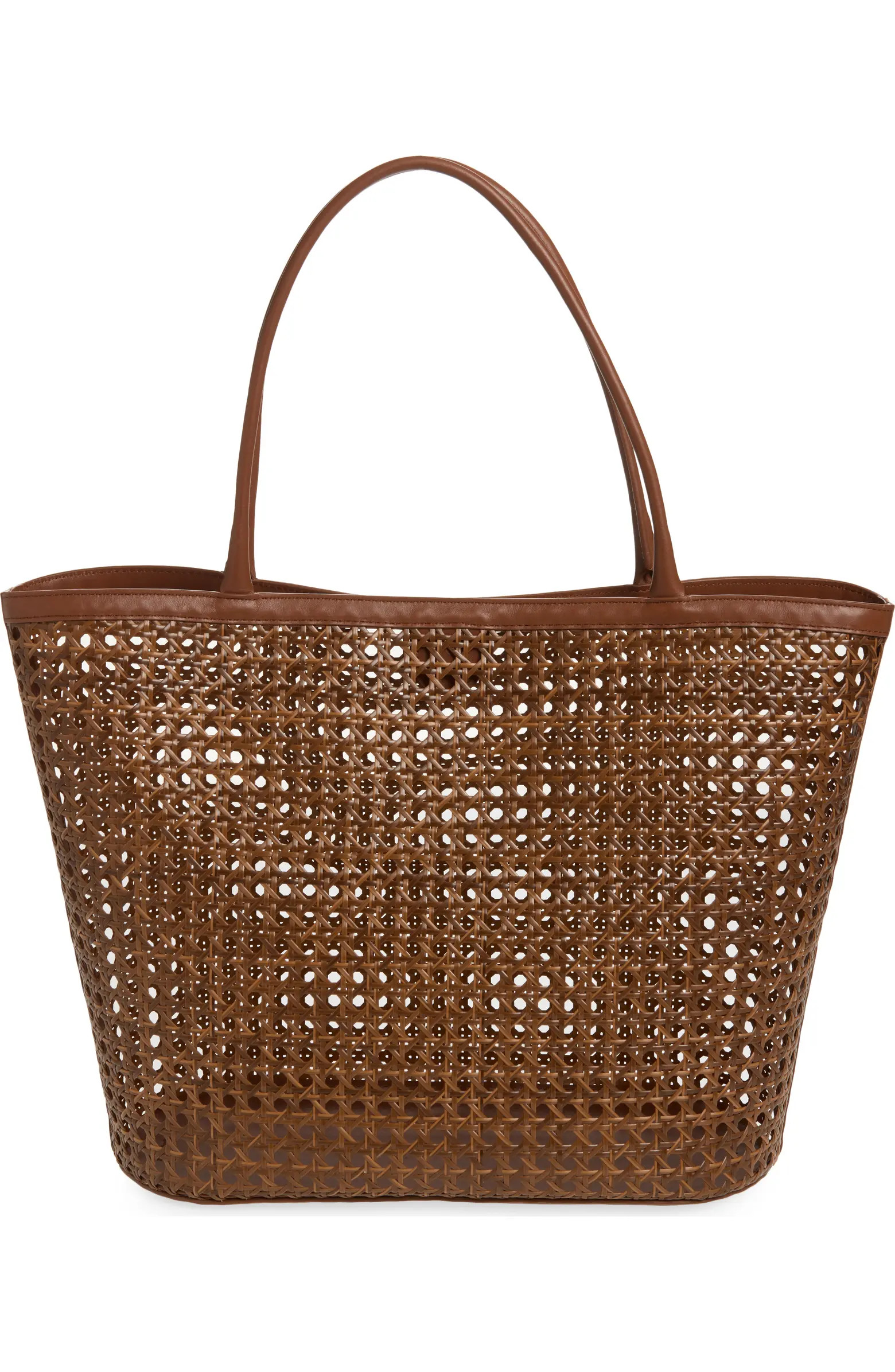 Isabella Woven Rattan Tote | Nordstrom